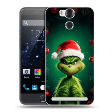 Пластиковый чехол на Ulefone Power с принтом Гринч Новый год Рождество Пластиковый чехол на Ulefone Power с принтом Гринч Новый год Рождество