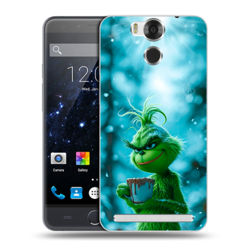 Пластиковый чехол на Ulefone Power с принтом Новый год гринч Пластиковый чехол на Ulefone Power с принтом Новый год гринч