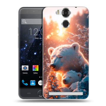 Пластиковый чехол на Ulefone Power с принтом Новый год Пластиковый чехол на Ulefone Power с принтом Новый год