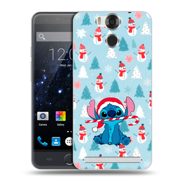 Пластиковый чехол на Ulefone Power с принтом Стич Новый год Пластиковый чехол на Ulefone Power с принтом Стич Новый год