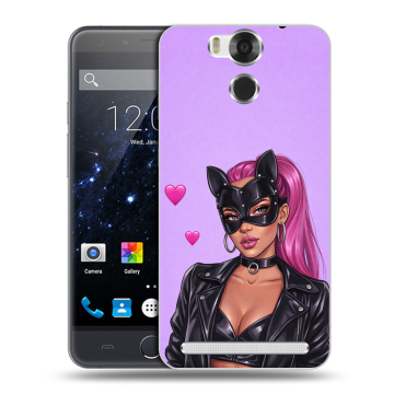 Пластиковый чехол на Ulefone Power с принтом женский Пластиковый чехол на Ulefone Power с принтом женский