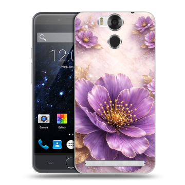 Пластиковый чехол на Ulefone Power с принтом женский