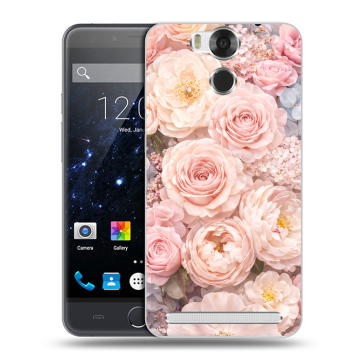 Пластиковый чехол на Ulefone Power с принтом женский