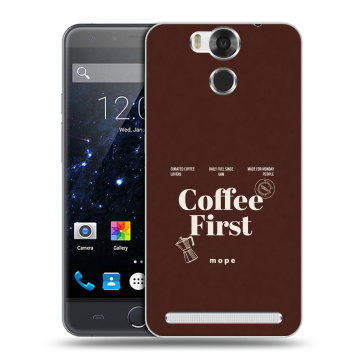 Пластиковый чехол на Ulefone Power с принтом женский