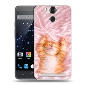Пластиковый чехол на Ulefone Power с принтом женский