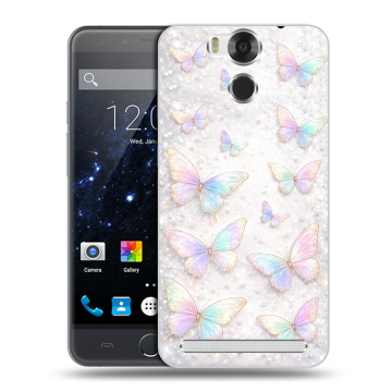 Пластиковый чехол на Ulefone Power с принтом женский