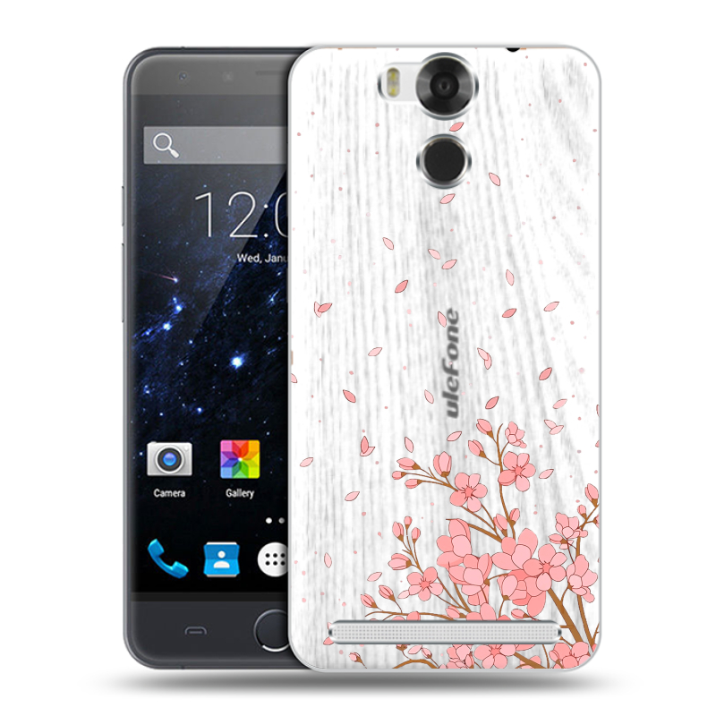 Пластиковый чехол на Ulefone Power с принтом Ветка сакуры Пластиковый чехол на Ulefone Power с принтом Ветка сакуры