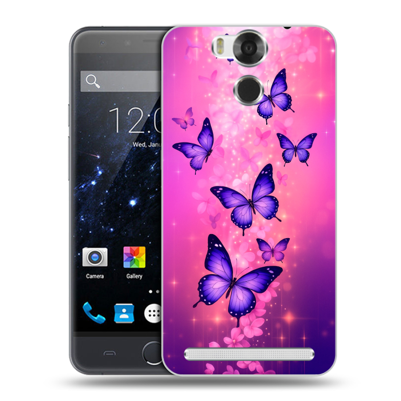 Пластиковый чехол на Ulefone Power с принтом Бабочки Пластиковый чехол на Ulefone Power с принтом Бабочки
