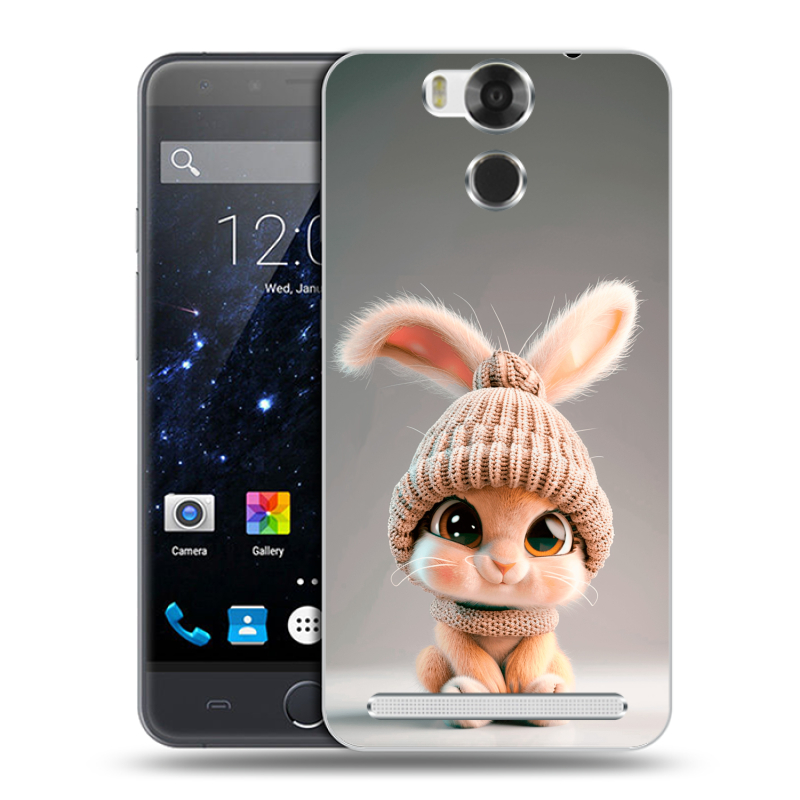 Пластиковый чехол на Ulefone Power с принтом Кролик Пластиковый чехол на Ulefone Power с принтом Кролик