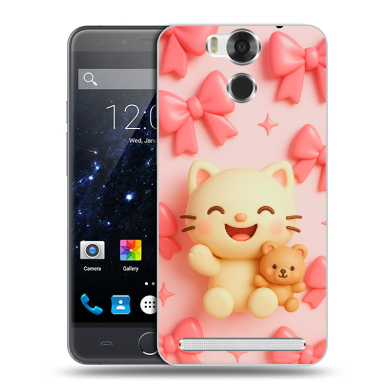 Пластиковый чехол на Ulefone Power с принтом для девочек Пластиковый чехол на Ulefone Power с принтом для девочек