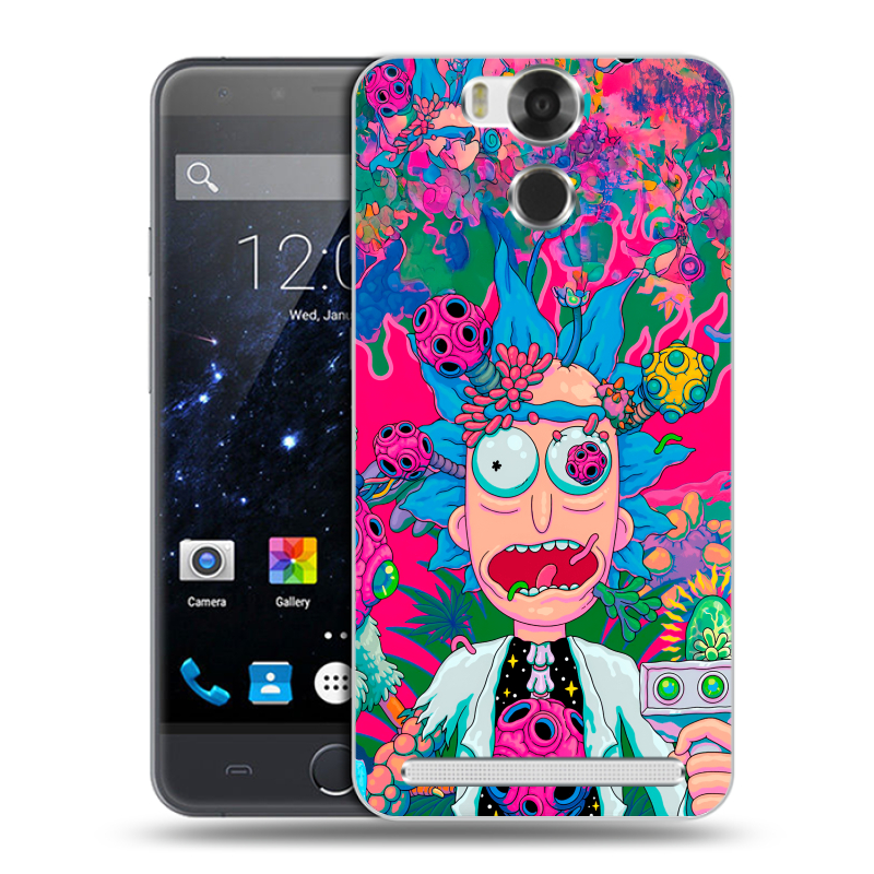 Пластиковый чехол на Ulefone Power с принтом Рик и Морти Rick Morty Пластиковый чехол на Ulefone Power с принтом Рик и Морти Rick Morty