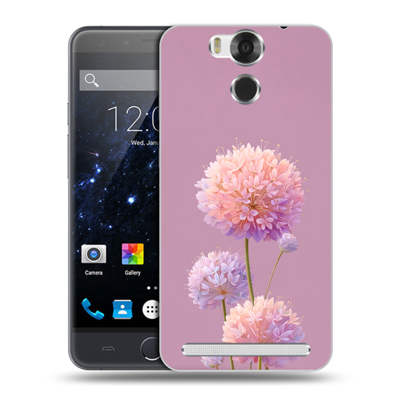 Пластиковый чехол на Ulefone Power с принтом Цветы Пластиковый чехол на Ulefone Power с принтом Цветы