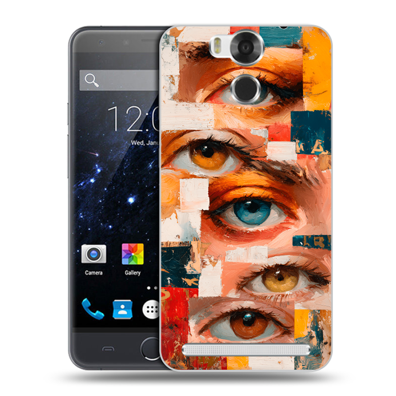 Пластиковый чехол на Ulefone Power с принтом Модный принт Пластиковый чехол на Ulefone Power с принтом Модный принт