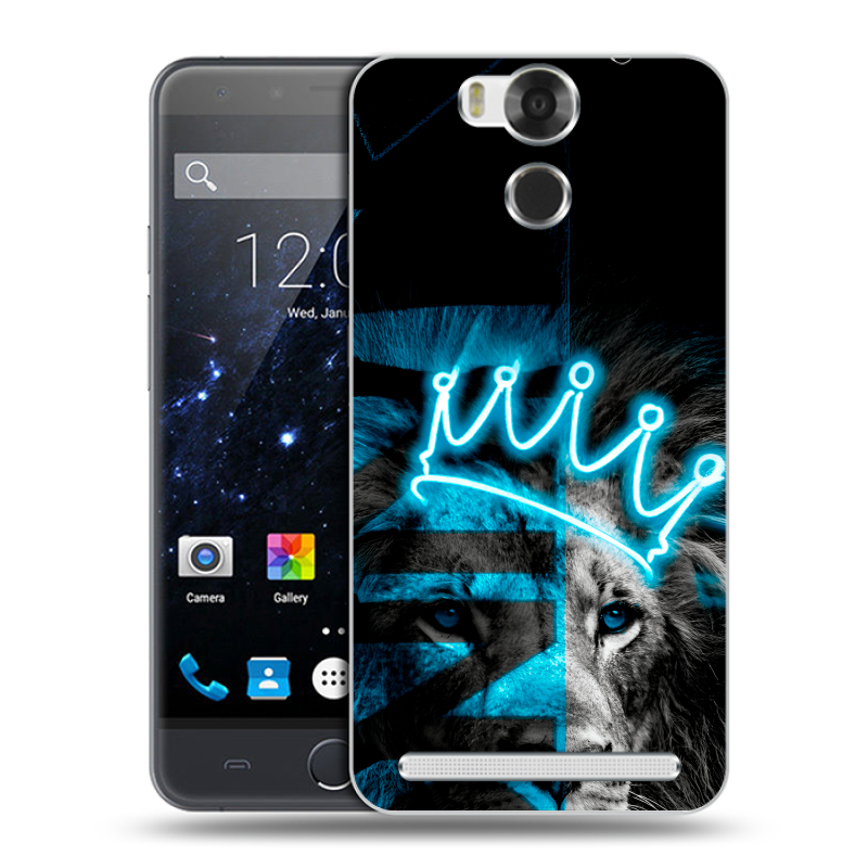 Пластиковый чехол на Ulefone Power с принтом Король лев Пластиковый чехол на Ulefone Power с принтом Король лев