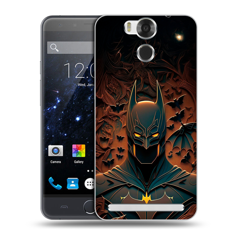 Пластиковый чехол на Ulefone Power с принтом Batman Бэтмен Пластиковый чехол на Ulefone Power с принтом Batman Бэтмен