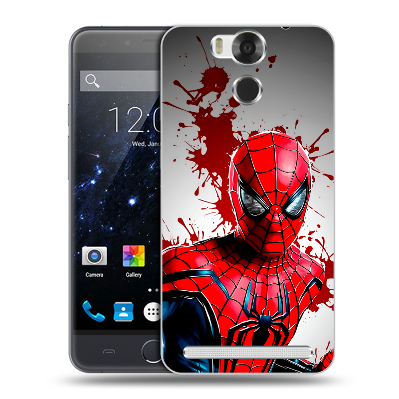 Пластиковый чехол на Ulefone Power с принтом Spiderman Человек паук Пластиковый чехол на Ulefone Power с принтом Spiderman Человек паук