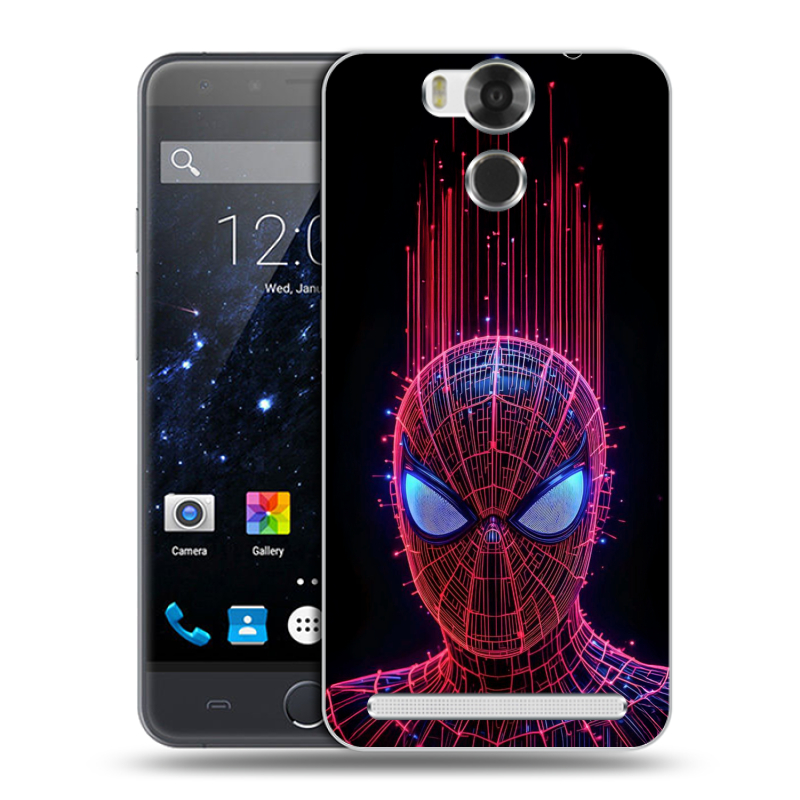 Пластиковый чехол на Ulefone Power с принтом Spiderman Человек паук Пластиковый чехол на Ulefone Power с принтом Spiderman Человек паук