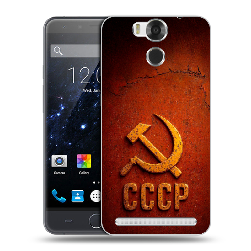 Пластиковый чехол на Ulefone Power с принтом Флаг Герб СССР Пластиковый чехол на Ulefone Power с принтом Флаг Герб СССР