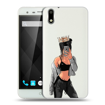 Пластиковый чехол на Ulefone Paris с принтом Женские принты