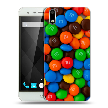 Пластиковый чехол на Ulefone Paris с принтом Конфеты