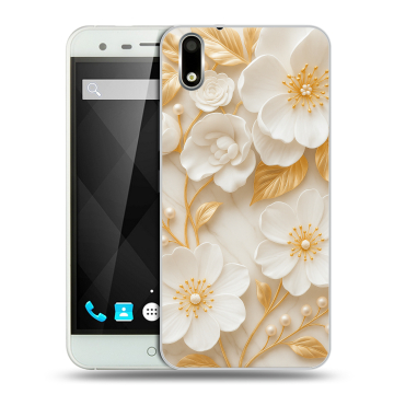 Пластиковый чехол на Ulefone Paris с принтом Цветы Пластиковый чехол на Ulefone Paris с принтом Цветы