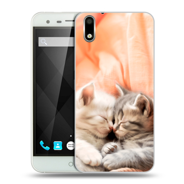 Пластиковый чехол на Ulefone Paris с принтом Котята Пластиковый чехол на Ulefone Paris с принтом Котята
