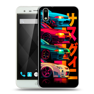 Пластиковый чехол на Ulefone Paris с принтом Гоночные машины Пластиковый чехол на Ulefone Paris с принтом Гоночные машины
