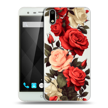 Пластиковый чехол на Ulefone Paris с принтом Розы Пластиковый чехол на Ulefone Paris с принтом Розы