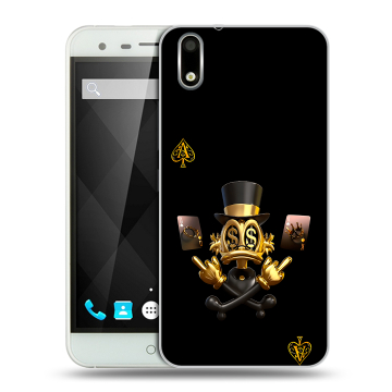 Пластиковый чехол на Ulefone Paris с принтом Золотой скрудж макдак Пластиковый чехол на Ulefone Paris с принтом Золотой скрудж макдак