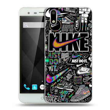 Пластиковый чехол на Ulefone Paris с принтом Найк Пластиковый чехол на Ulefone Paris с принтом Найк