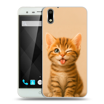 Пластиковый чехол на Ulefone Paris с принтом котенок Пластиковый чехол на Ulefone Paris с принтом котенок
