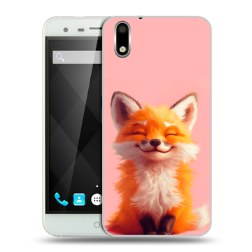Пластиковый чехол на Ulefone Paris с принтом милая лиса Пластиковый чехол на Ulefone Paris с принтом милая лиса