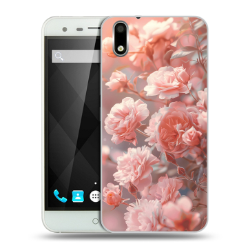 Пластиковый чехол на Ulefone Paris с принтом Розовые розы Пластиковый чехол на Ulefone Paris с принтом Розовые розы