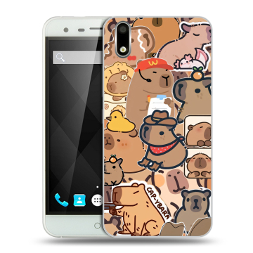 Пластиковый чехол на Ulefone Paris с принтом капибара Пластиковый чехол на Ulefone Paris с принтом капибара