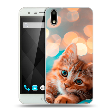 Пластиковый чехол на Ulefone Paris с принтом котик Пластиковый чехол на Ulefone Paris с принтом котик