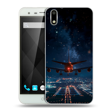 Пластиковый чехол на Ulefone Paris с принтом самолет Пластиковый чехол на Ulefone Paris с принтом самолет