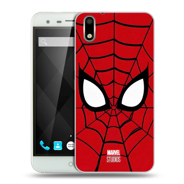 Пластиковый чехол на Ulefone Paris с принтом человек паук spiderman Пластиковый чехол на Ulefone Paris с принтом человек паук spiderman