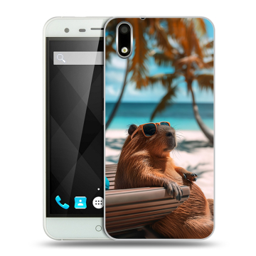 Пластиковый чехол на Ulefone Paris с принтом Капибара Пластиковый чехол на Ulefone Paris с принтом Капибара