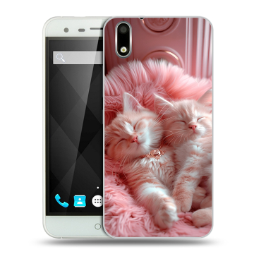 Пластиковый чехол на Ulefone Paris с принтом котята котики Пластиковый чехол на Ulefone Paris с принтом котята котики