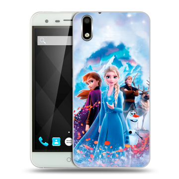 Пластиковый чехол на Ulefone Paris с принтом Холодное сердце Frozen Пластиковый чехол на Ulefone Paris с принтом Холодное сердце Frozen