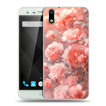 Пластиковый чехол на Ulefone Paris с принтом Розы цветы Пластиковый чехол на Ulefone Paris с принтом Розы цветы