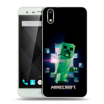 Пластиковый чехол на Ulefone Paris с принтом Майнкрафт Minecraft Пластиковый чехол на Ulefone Paris с принтом Майнкрафт Minecraft