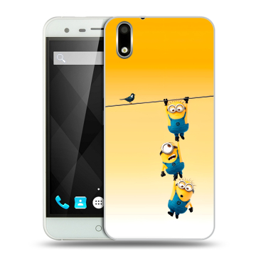 Пластиковый чехол на Ulefone Paris с принтом Миньоны Пластиковый чехол на Ulefone Paris с принтом Миньоны