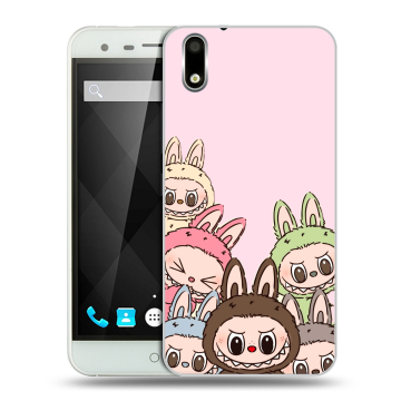 Пластиковый чехол на Ulefone Paris с принтом Лабубу Пластиковый чехол на Ulefone Paris с принтом Лабубу