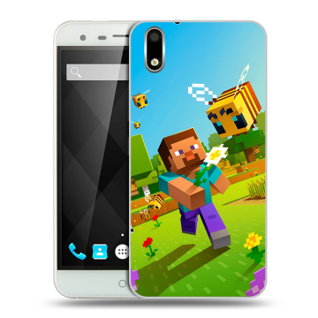 Пластиковый чехол на Ulefone Paris с принтом Майнкрафт Minecraft Пластиковый чехол на Ulefone Paris с принтом Майнкрафт Minecraft
