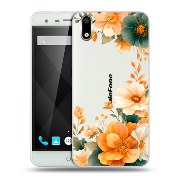 Пластиковый чехол на Ulefone Paris с принтом Цветы принт Пластиковый чехол на Ulefone Paris с принтом Цветы принт