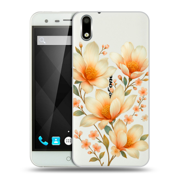 Пластиковый чехол на Ulefone Paris с принтом Цветы Пластиковый чехол на Ulefone Paris с принтом Цветы