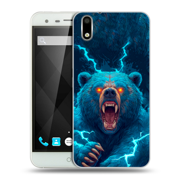 Пластиковый чехол на Ulefone Paris с принтом Медведь Пластиковый чехол на Ulefone Paris с принтом Медведь