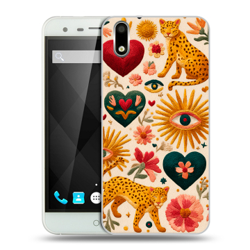 Пластиковый чехол на Ulefone Paris с принтом Модный принт Пластиковый чехол на Ulefone Paris с принтом Модный принт