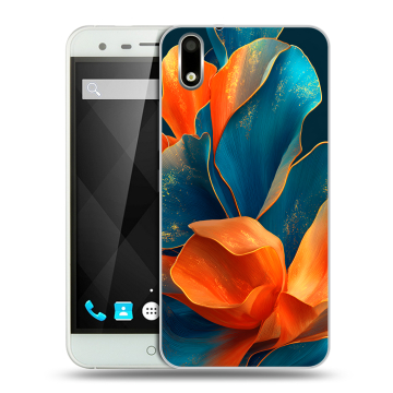 Пластиковый чехол на Ulefone Paris с принтом Цветы Пластиковый чехол на Ulefone Paris с принтом Цветы